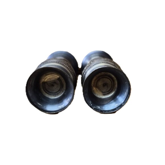 2 Vintage Indian Brass Bud Vases – Hand-Etched Floral Pair, 5.75” Boho Eclectic - Picture 3 of 4